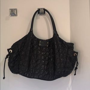 Kate spade navy quilted diaper bag!